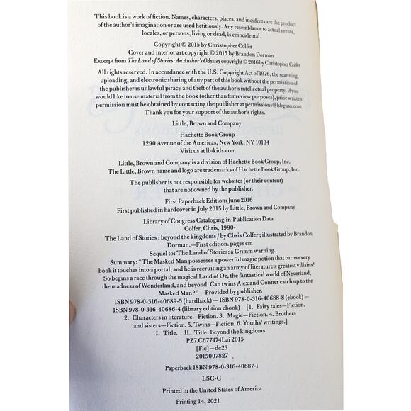 The Land of Stories by Chris Colfer Fantasy Books 2-5 - Picture 11 of 14